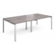 Adapt 1200mm Deep Sliding Top Double Back to Back Bench Desk